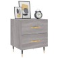 vidaXL Nachttische 2 Stk. Grau Sonoma 40x35x47,5 cm Holzwerkstoff vidaXL Nachttische 2 Stk. Grau Sonoma 40x35x47,5 cm Holzwerkstoff