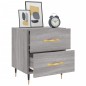 vidaXL Nachttische 2 Stk. Grau Sonoma 40x35x47,5 cm Holzwerkstoff vidaXL Nachttische 2 Stk. Grau Sonoma 40x35x47,5 cm Holzwerkstoff