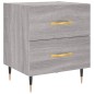 vidaXL Nachttische 2 Stk. Grau Sonoma 40x35x47,5 cm Holzwerkstoff vidaXL Nachttische 2 Stk. Grau Sonoma 40x35x47,5 cm Holzwerkstoff