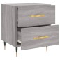 vidaXL Nachttische 2 Stk. Grau Sonoma 40x35x47,5 cm Holzwerkstoff vidaXL Nachttische 2 Stk. Grau Sonoma 40x35x47,5 cm Holzwerkstoff