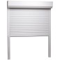 vidaXL Rollladen Aluminium 130x140 cm Weiß vidaXL Rollladen Aluminium 130x140 cm Weiß