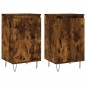 vidaXL Sideboards 2 Stk. Räuchereiche 40x35x70 cm Holzwerkstoff vidaXL Sideboards 2 Stk. Räuchereiche 40x35x70 cm Holzwerkstoff