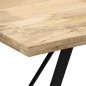vidaXL Esstisch 140 x 80 x 76 cm Mango-Massivholz vidaXL Esstisch 140 x 80 x 76 cm Mango-Massivholz