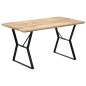 vidaXL Esstisch 140 x 80 x 76 cm Mango-Massivholz vidaXL Esstisch 140 x 80 x 76 cm Mango-Massivholz