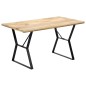 vidaXL Esstisch 140 x 80 x 76 cm Mango-Massivholz vidaXL Esstisch 140 x 80 x 76 cm Mango-Massivholz