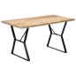 vidaXL Esstisch 140 x 80 x 76 cm Mango-Massivholz vidaXL Esstisch 140 x 80 x 76 cm Mango-Massivholz