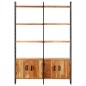 vidaXL Bücherregal 4 Etagen 124x30x180 cm Massivholz Akazie vidaXL Bücherregal 4 Etagen 124x30x180 cm Massivholz Akazie