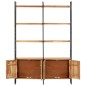 vidaXL Bücherregal 4 Etagen 124x30x180 cm Massivholz Akazie vidaXL Bücherregal 4 Etagen 124x30x180 cm Massivholz Akazie