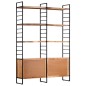 vidaXL Bücherregal 4 Etagen 124x30x180 cm Massivholz Akazie vidaXL Bücherregal 4 Etagen 124x30x180 cm Massivholz Akazie