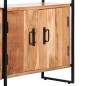 vidaXL Bücherregal 4 Etagen 124x30x180 cm Massivholz Akazie vidaXL Bücherregal 4 Etagen 124x30x180 cm Massivholz Akazie