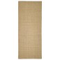 vidaXL Teppich Natur Sisal 80x200 cm vidaXL Teppich Natur Sisal 80x200 cm