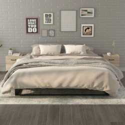 vidaXL Nachttische 2 Stk. Sonoma-Eiche 40x35x47,5 cm