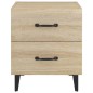 vidaXL Nachttische 2 Stk. Sonoma-Eiche 40x35x47,5 cm vidaXL Nachttische 2 Stk. Sonoma-Eiche 40x35x47,5 cm