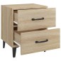 vidaXL Nachttische 2 Stk. Sonoma-Eiche 40x35x47,5 cm vidaXL Nachttische 2 Stk. Sonoma-Eiche 40x35x47,5 cm