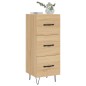 vidaXL Sideboard Sonoma-Eiche 34,5x34x90 cm Holzwerkstoff vidaXL Sideboard Sonoma-Eiche 34,5x34x90 cm Holzwerkstoff