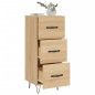 vidaXL Sideboard Sonoma-Eiche 34,5x34x90 cm Holzwerkstoff vidaXL Sideboard Sonoma-Eiche 34,5x34x90 cm Holzwerkstoff