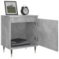 vidaXL Nachttisch Betongrau 40x30x50 cm Holzwerkstoff vidaXL Nachttisch Betongrau 40x30x50 cm Holzwerkstoff