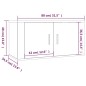 vidaXL 3-tlg. TV-Schrank-Set Betongrau Holzwerkstoff vidaXL 3-tlg. TV-Schrank-Set Betongrau Holzwerkstoff