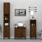 vidaXL 3-tlg. Badmöbel-Set Braun Eichen-Optik Holzwerkstoff vidaXL 3-tlg. Badmöbel-Set Braun Eichen-Optik Holzwerkstoff