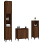 vidaXL 3-tlg. Badmöbel-Set Braun Eichen-Optik Holzwerkstoff vidaXL 3-tlg. Badmöbel-Set Braun Eichen-Optik Holzwerkstoff