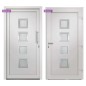 vidaXL Haustür Weiß 108x208 cm vidaXL Haustür Weiß 108x208 cm
