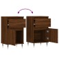 vidaXL Sideboards 2 Stk. Braun Eichen-Optik 40x35x70 cm Holzwerkstoff vidaXL Sideboards 2 Stk. Braun Eichen-Optik 40x35x70 cm Holzwerkstoff