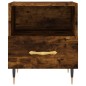 vidaXL Nachttische 2 Stk. Räuchereiche 40x35x47,5 cm Holzwerkstoff vidaXL Nachttische 2 Stk. Räuchereiche 40x35x47,5 cm Holzwerkstoff