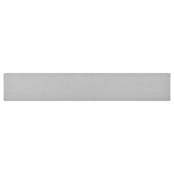 vidaXL Teppichläufer Hellgrau 50x300 cm