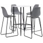5-tlg. Bar-Set Kunststoff Grau 5-tlg. Bar-Set Kunststoff Grau