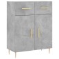 vidaXL Sideboard Betongrau 69,5x34x90 cm Holzwerkstoff vidaXL Sideboard Betongrau 69,5x34x90 cm Holzwerkstoff