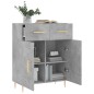 vidaXL Sideboard Betongrau 69,5x34x90 cm Holzwerkstoff vidaXL Sideboard Betongrau 69,5x34x90 cm Holzwerkstoff