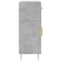 vidaXL Sideboard Betongrau 69,5x34x90 cm Holzwerkstoff vidaXL Sideboard Betongrau 69,5x34x90 cm Holzwerkstoff