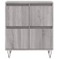 Sideboards 3 Stk. Grau Sonoma Holzwerkstoff Sideboards 3 Stk. Grau Sonoma Holzwerkstoff