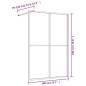 vidaXL Duschwand für Begehbare Dusche ESG Klarglas Golden 140x195cm vidaXL Duschwand für Begehbare Dusche ESG Klarglas Golden 140x195cm