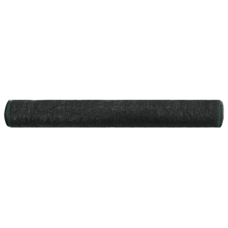 vidaXL Tennisblende HDPE 2x50 m Schwarz