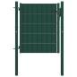 vidaXL Zauntor PVC und Stahl 100x101 cm Grün vidaXL Zauntor PVC und Stahl 100x101 cm Grün