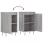 vidaXL Sideboards 2 Stk. Grau Sonoma 40x35x70 cm Holzwerkstoff vidaXL Sideboards 2 Stk. Grau Sonoma 40x35x70 cm Holzwerkstoff