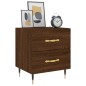 vidaXL Nachttische 2Stk. Braun Eichen-Optik 40x35x47,5cm Holzwerkstoff vidaXL Nachttische 2Stk. Braun Eichen-Optik 40x35x47,5cm Holzwerkstoff