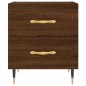 vidaXL Nachttische 2Stk. Braun Eichen-Optik 40x35x47,5cm Holzwerkstoff vidaXL Nachttische 2Stk. Braun Eichen-Optik 40x35x47,5cm Holzwerkstoff