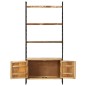 vidaXL Bücherregal 4 Ebenen 80x30x180 cm Altholz Massiv vidaXL Bücherregal 4 Ebenen 80x30x180 cm Altholz Massiv