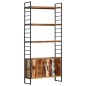vidaXL Bücherregal 4 Ebenen 80x30x180 cm Altholz Massiv vidaXL Bücherregal 4 Ebenen 80x30x180 cm Altholz Massiv