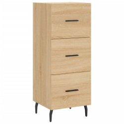 vidaXL Sideboard Sonoma-Eiche 34,5x34x90 cm Holzwerkstoff