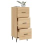 vidaXL Sideboard Sonoma-Eiche 34,5x34x90 cm Holzwerkstoff vidaXL Sideboard Sonoma-Eiche 34,5x34x90 cm Holzwerkstoff