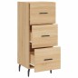 vidaXL Sideboard Sonoma-Eiche 34,5x34x90 cm Holzwerkstoff vidaXL Sideboard Sonoma-Eiche 34,5x34x90 cm Holzwerkstoff