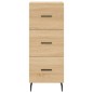 vidaXL Sideboard Sonoma-Eiche 34,5x34x90 cm Holzwerkstoff vidaXL Sideboard Sonoma-Eiche 34,5x34x90 cm Holzwerkstoff