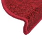 vidaXL 15 Stk. Treppenmatten Bordeauxrot 65 x 24 x 4 cm vidaXL 15 Stk. Treppenmatten Bordeauxrot 65 x 24 x 4 cm