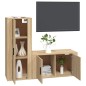 vidaXL 2-tlg. TV-Schrank-Set Sonoma-Eiche Holzwerkstoff vidaXL 2-tlg. TV-Schrank-Set Sonoma-Eiche Holzwerkstoff