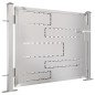 vidaXL Gartentor 100x75 cm Edelstahl vidaXL Gartentor 100x75 cm Edelstahl