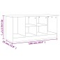 vidaXL Schuhbank ALTA 100x35x45 cm Massivholz Kiefer vidaXL Schuhbank ALTA 100x35x45 cm Massivholz Kiefer