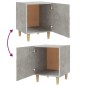 vidaXL Nachttische 2 Stk. Betongrau Holzwerkstoff vidaXL Nachttische 2 Stk. Betongrau Holzwerkstoff